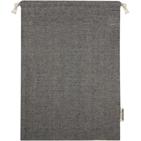 150 g/m² GRS Zuziehbeutel aus Recyclingbaumwolle gross 4 l - Betta