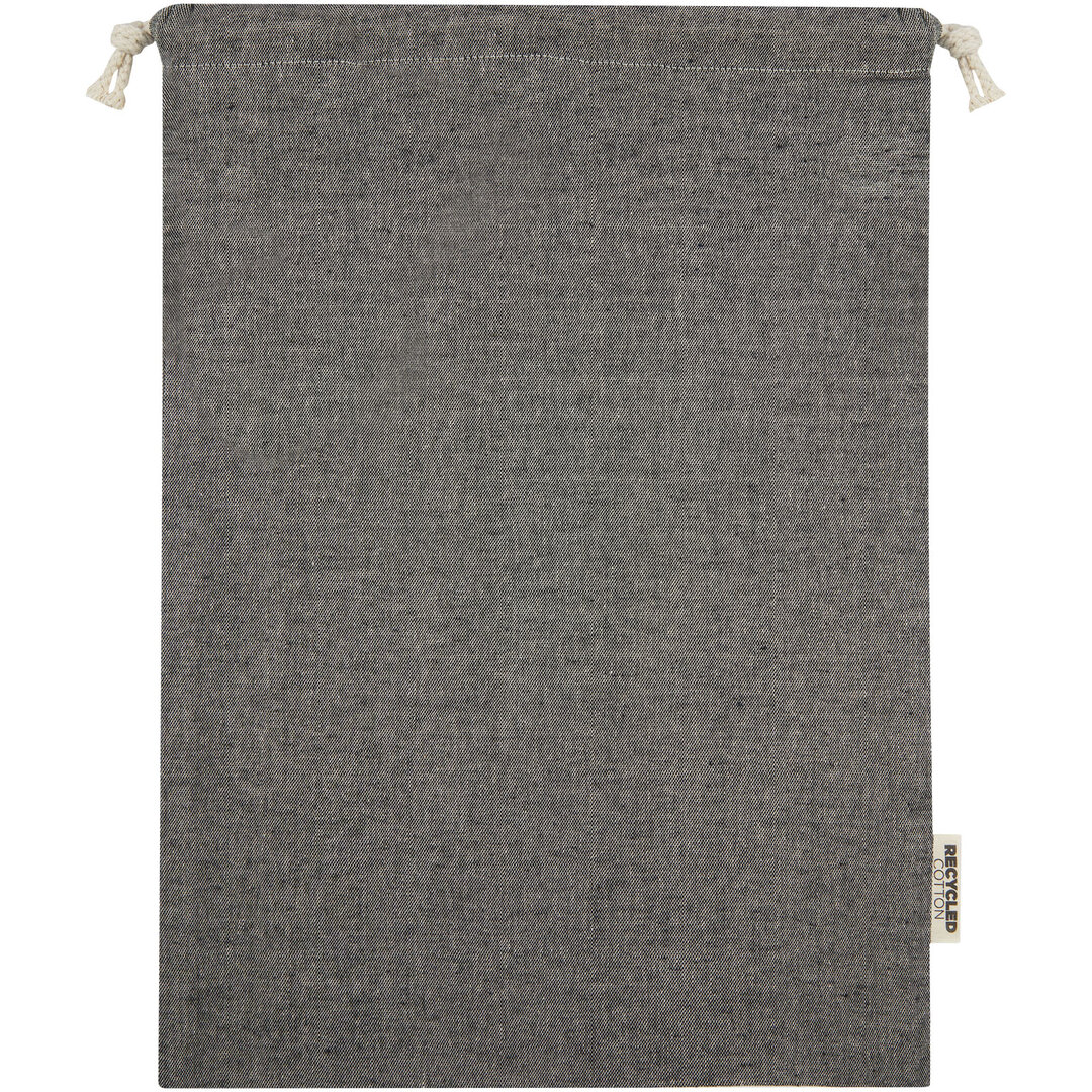 150 g/m² GRS Zuziehbeutel aus Recyclingbaumwolle gross 4 l - Betta