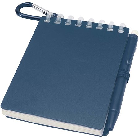 Mini Recyceltes Outdoor-Softcover Notizbuch und Kugelschreiber Set (schwarze Mine) - Minel