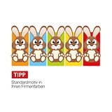 Schokoladentafel „Osterhase“