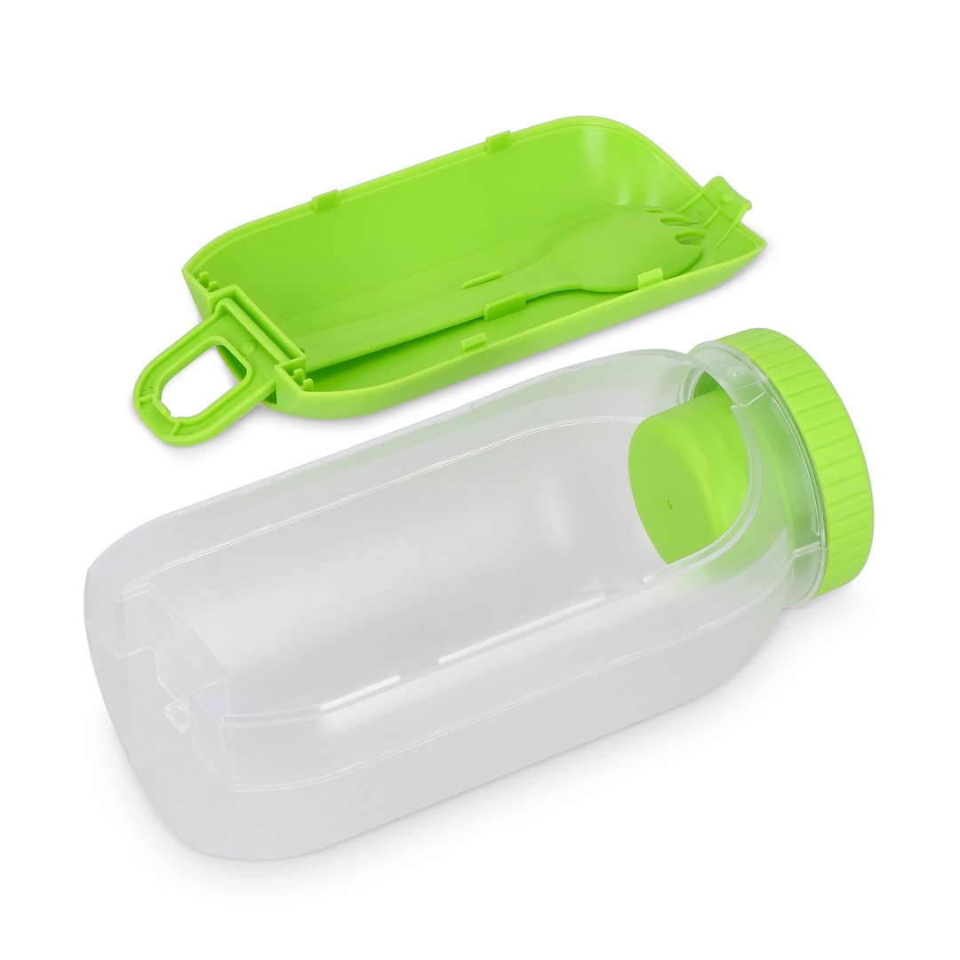 All-in-One-Lunchbox mit Soßenfach und Löffel-Gabel Aitlixl