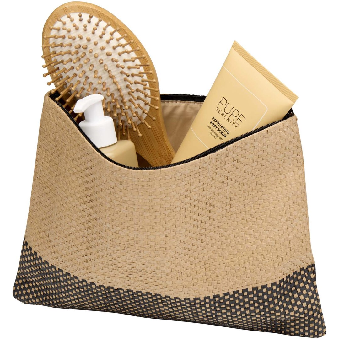 Strohpapier Beutel mit Reissverschluss, 3 l - Elixun
