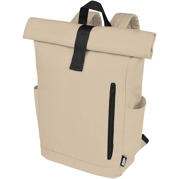 15,6" GRS RPET Roll-Top Rucksack 18 L - Maschtian