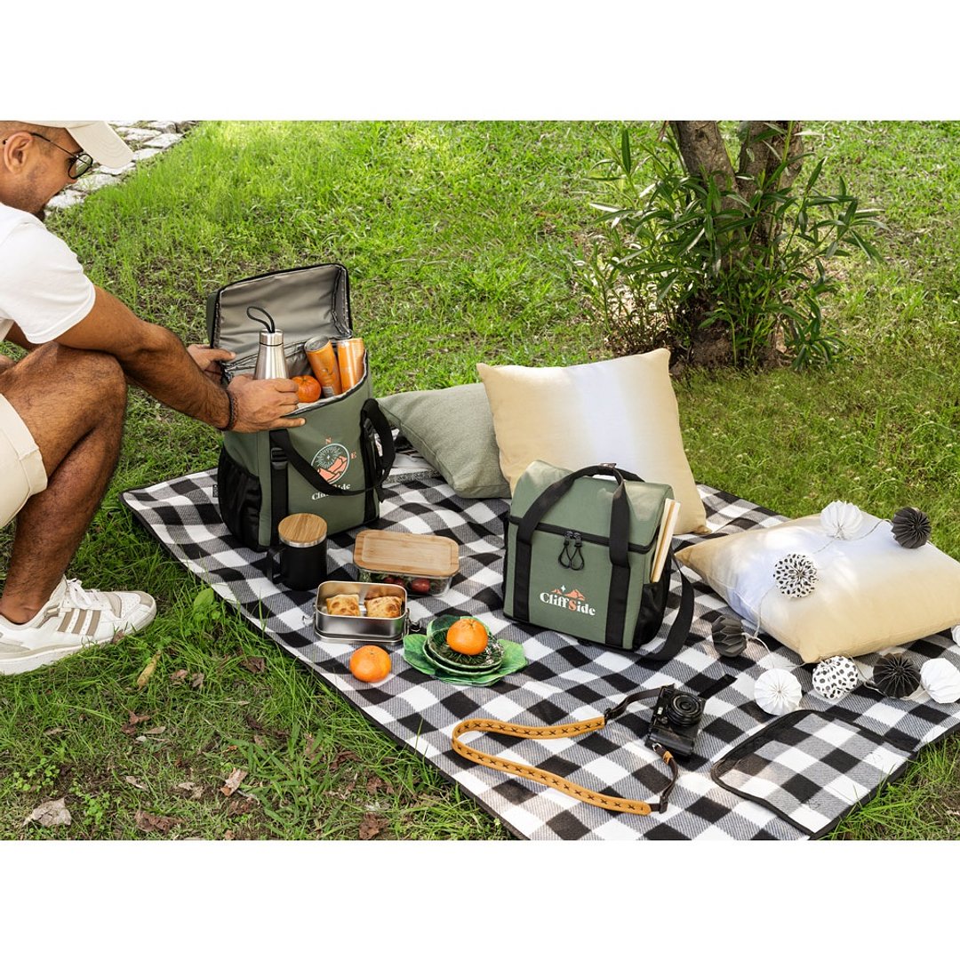 Gepolsterter Thermorucksack aus 600D rPET und Ripstop Benellia