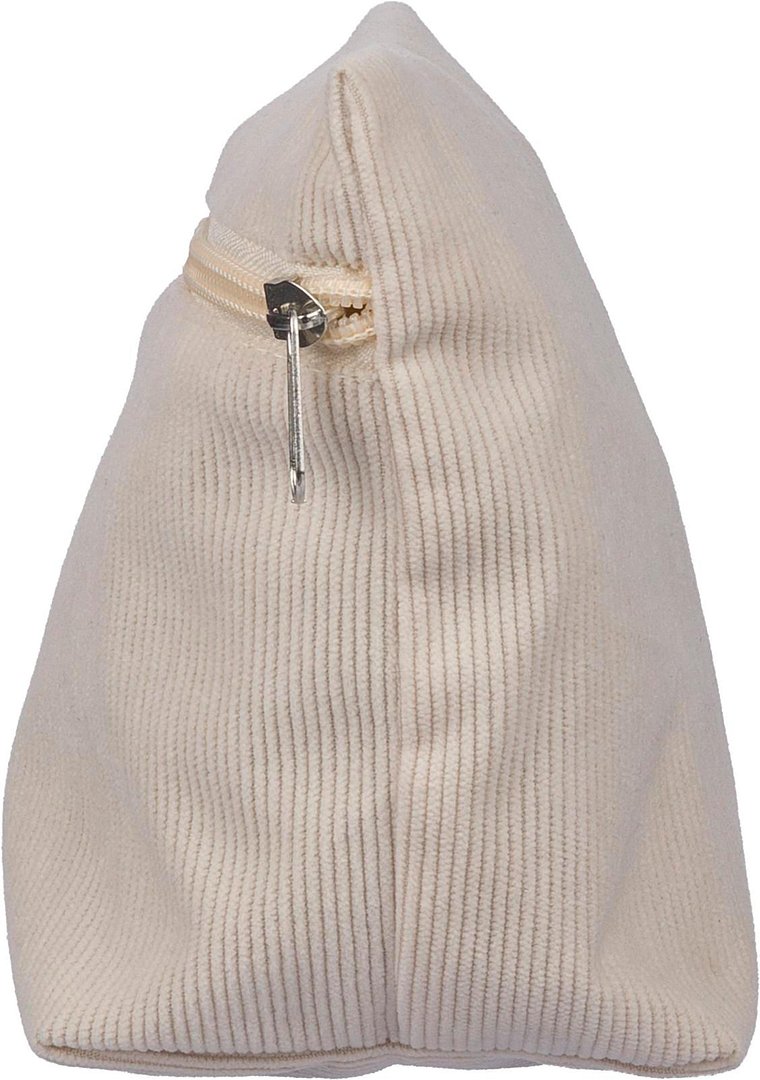 Kosmetiktasche aus Cord mit Reissverschluss Mareie