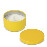 Asana unparfümierte Kerze auf Pflanzenbasis in recycelter Dose Menjast