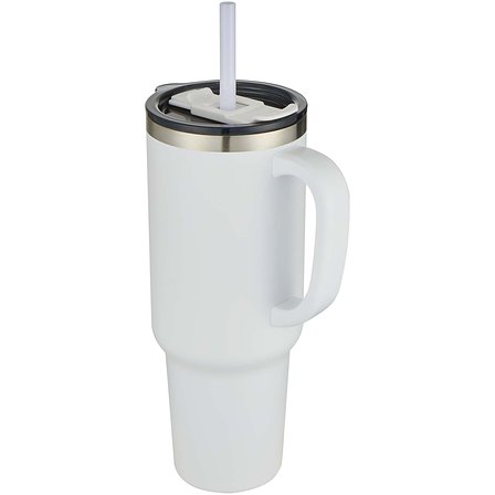 1200 ml doppelwandiger RCS-zertifizierter Kupfer-Vakuum Isolierbecher mit Strohhalm - Menele