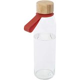 500 ml Glas-Flasche mit Silikongriff und Bambusdeckel - Giafer