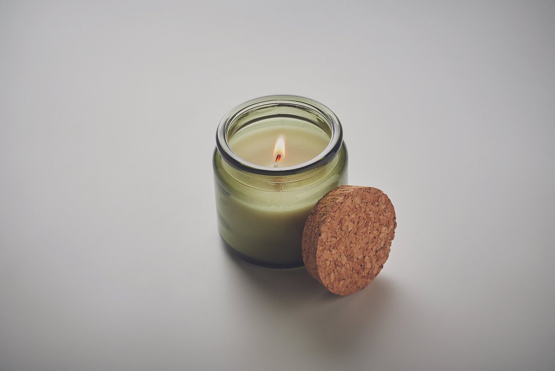 Kerze aus Pflanzenwachs 70g Jonnatri