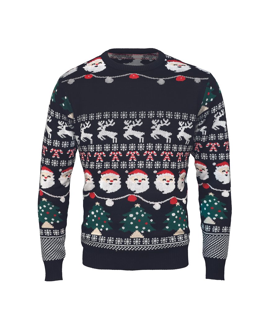 Weihnachts-LED-Pullover S/M Linana