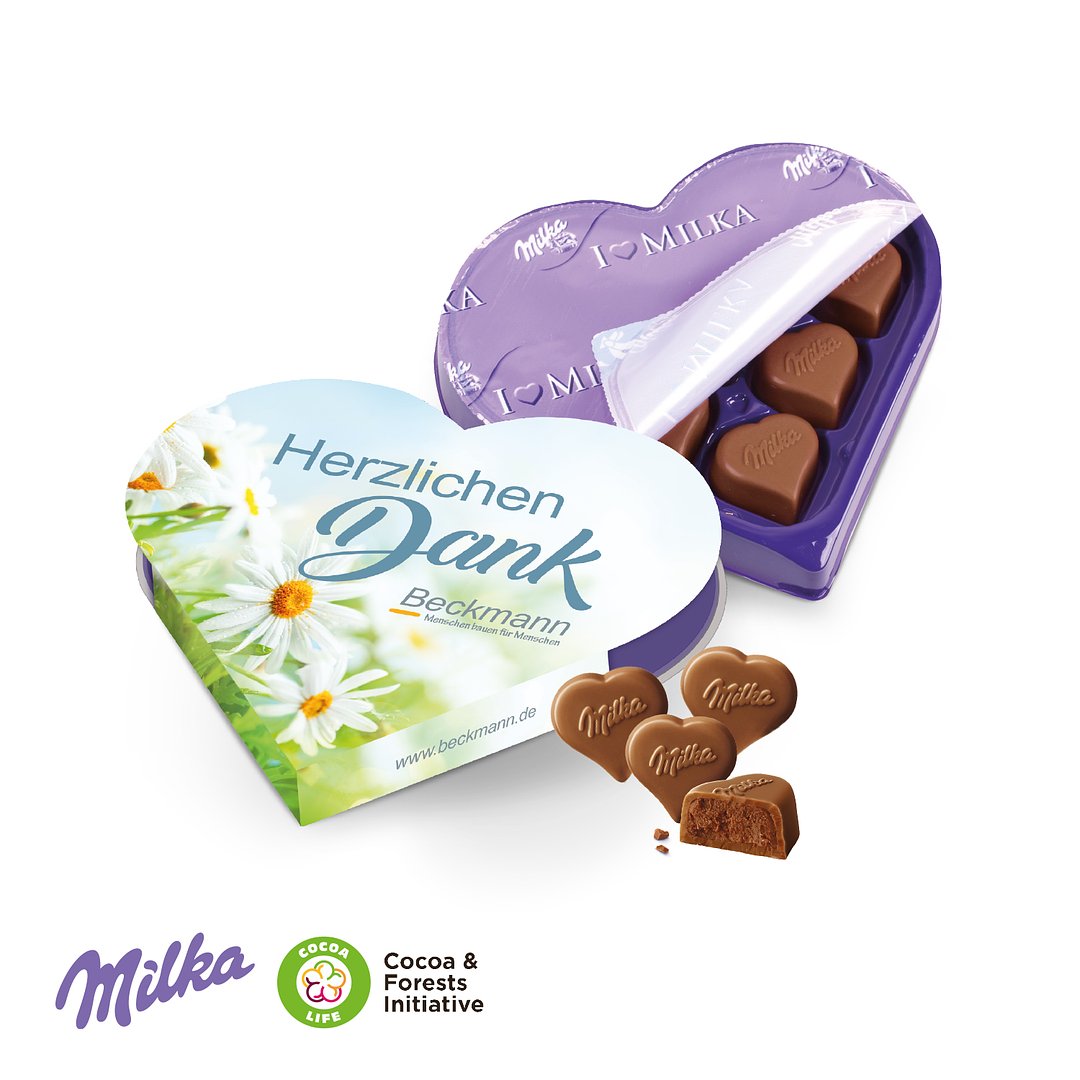I LOVE MILKA Herz