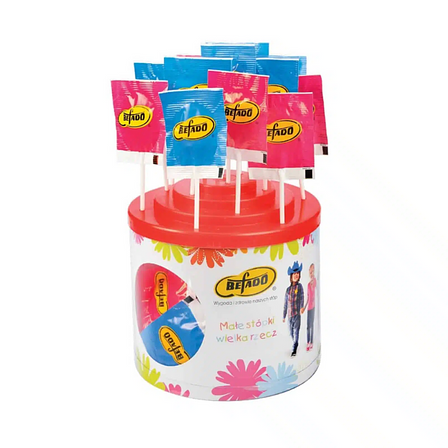 Logo Fruchtlolli mit Display