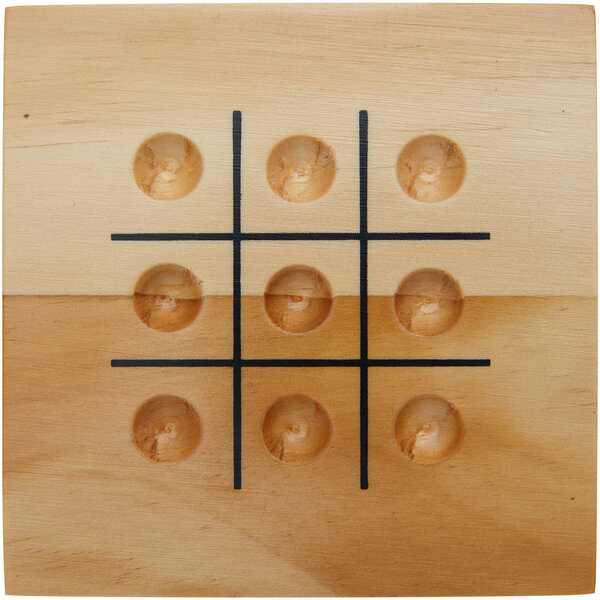 Tic-Tac-Toe Spiel aus Holz - Hannep