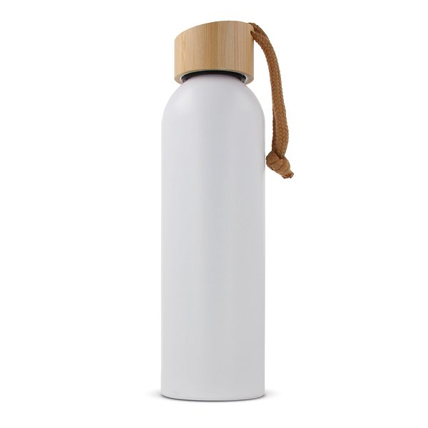 Wasserflasche mit Bambusdeckel 600ml Hatruedi
