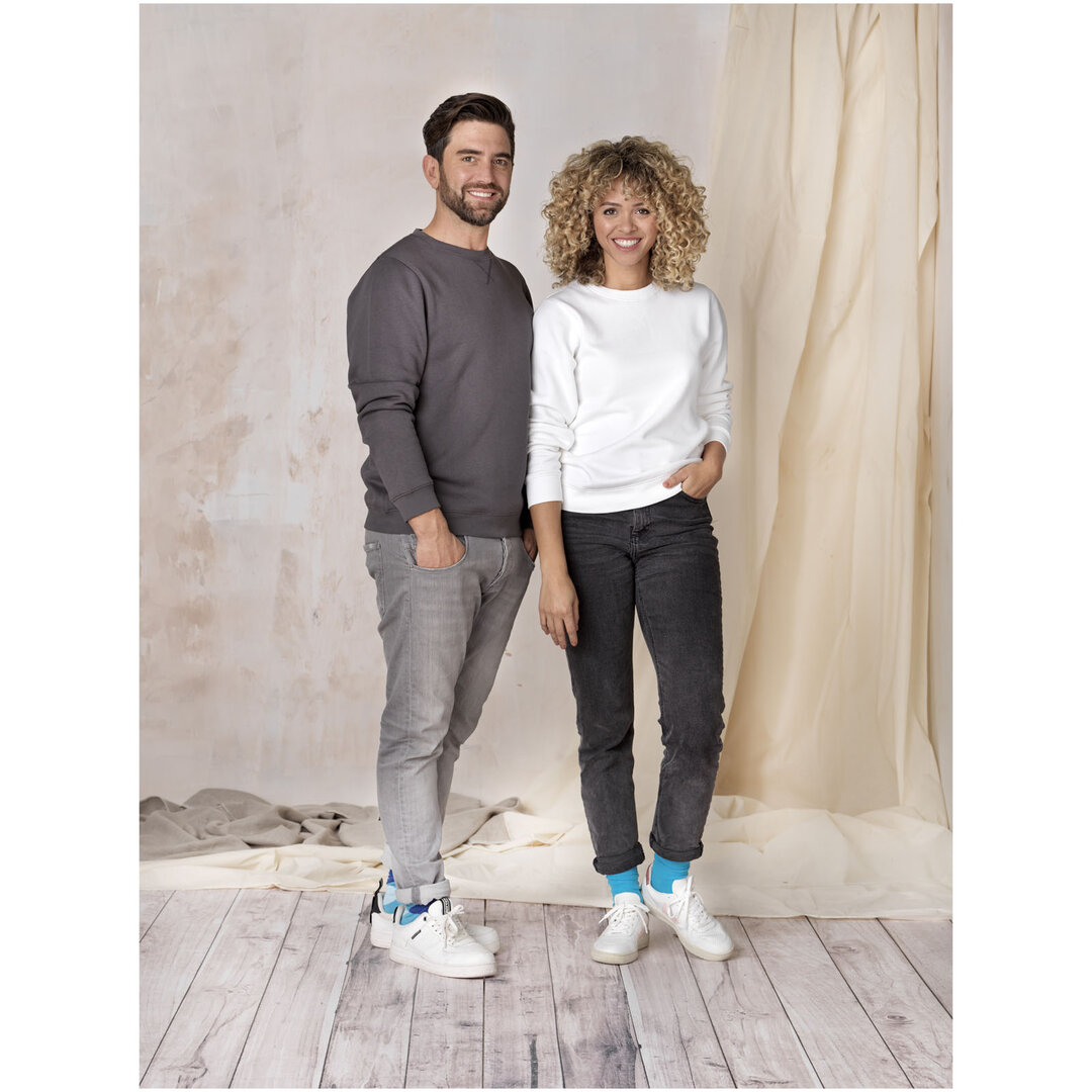 Pullover mit Rundhalsausschnitt aus GOTS- und GRS-zertifiziertem Bio-Material für Herren - Pauna