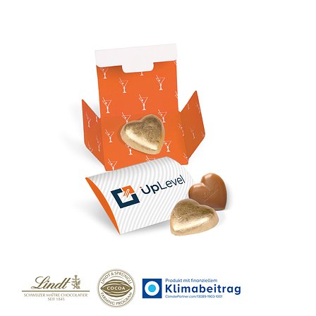 LINDT HERZ, 5 g IM WERBEBRIEFCHEN