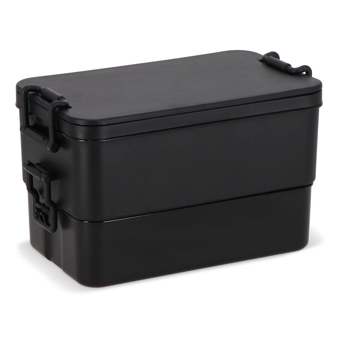 Doppelte Lunchbox mit Besteck Ylanin