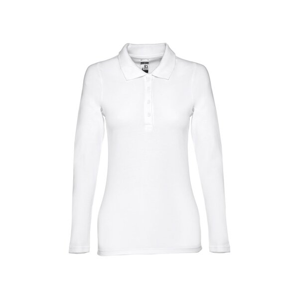 Damen Langarm-Poloshirt Waras