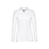 Damen Langarm-Poloshirt Waras