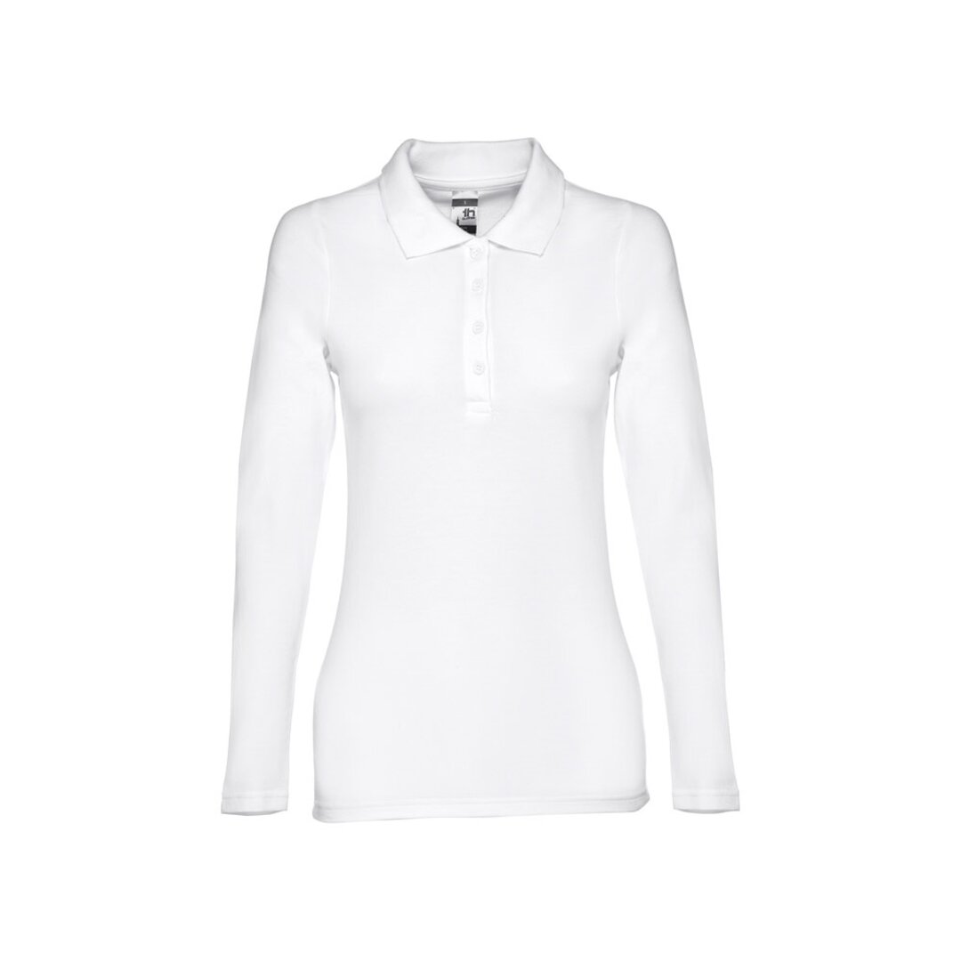 Damen Langarm-Poloshirt Waras