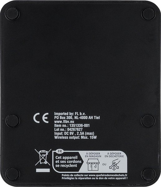 Recyceltes ABS 3-in-1-Wireless-Ladegerät Giamudiven