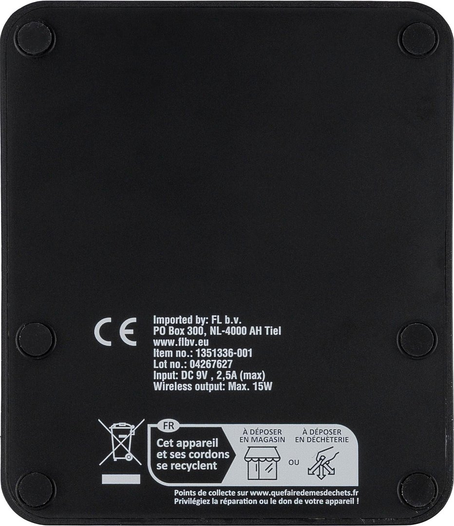 Recyceltes ABS 3-in-1-Wireless-Ladegerät Giamudiven