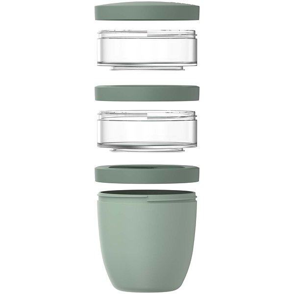 Ellipse Dreiteiliger, 500 ml + 2 x 200 ml isolierter Lunchpot - Oleenica