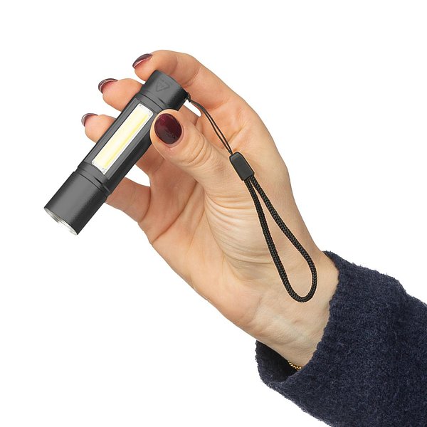 Taschenlampe aus recyceltem Aluminium COB Jovignas