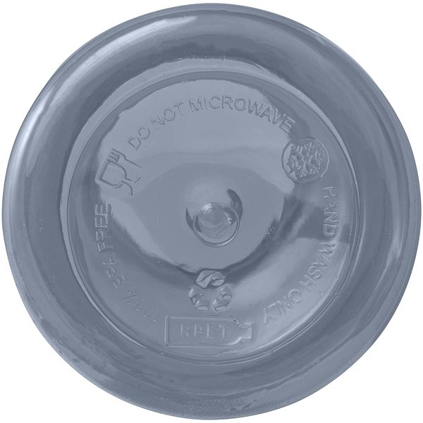400 ml RCS-zertifizierte Trinkflasche aus recyceltem Kunststoff mit Karabiner - Emerik
