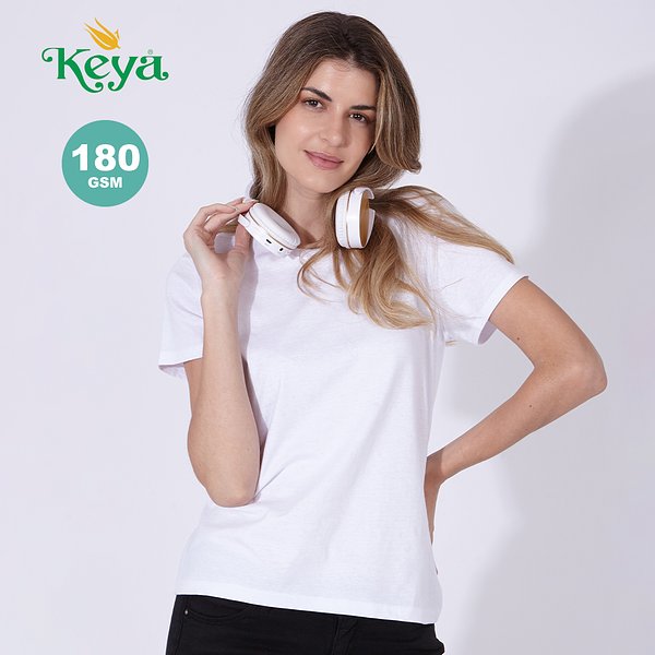 Frauen Weiss T-Shirt "keya"