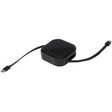 Aufrollbares 5 in 1 Kabel aus Recyclingmaterial mit Datensynchronisierung und 100 W Schnellladefunktion sowie Smartphone Toolkit - Ainatht