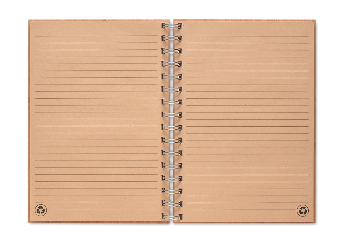 DIN A5 Ringbuch Bambus Giuna