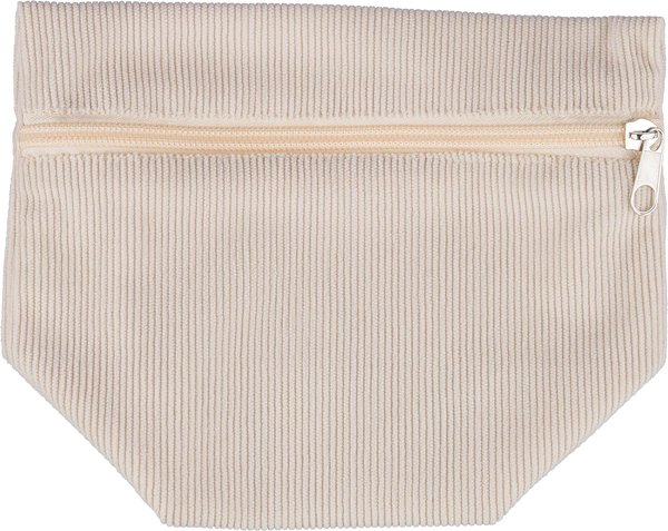 Kosmetiktasche aus Cord mit Reissverschluss Mareie