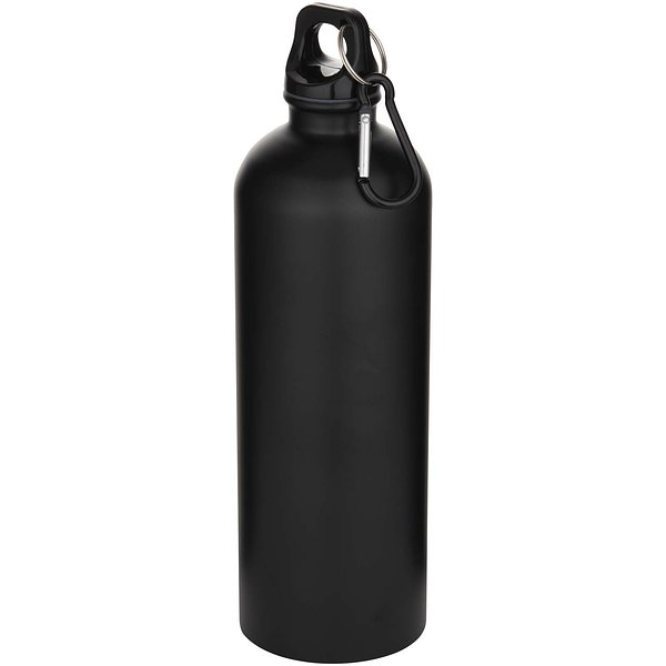 750 ml matte RCS-zertifizierte, einwandige Trinkflasche aus recyceltem Edelstahl mit Karabinerhaken - Nolfenas