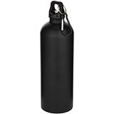 750 ml matte RCS-zertifizierte, einwandige Trinkflasche aus recyceltem Edelstahl mit Karabinerhaken - Nolfenas