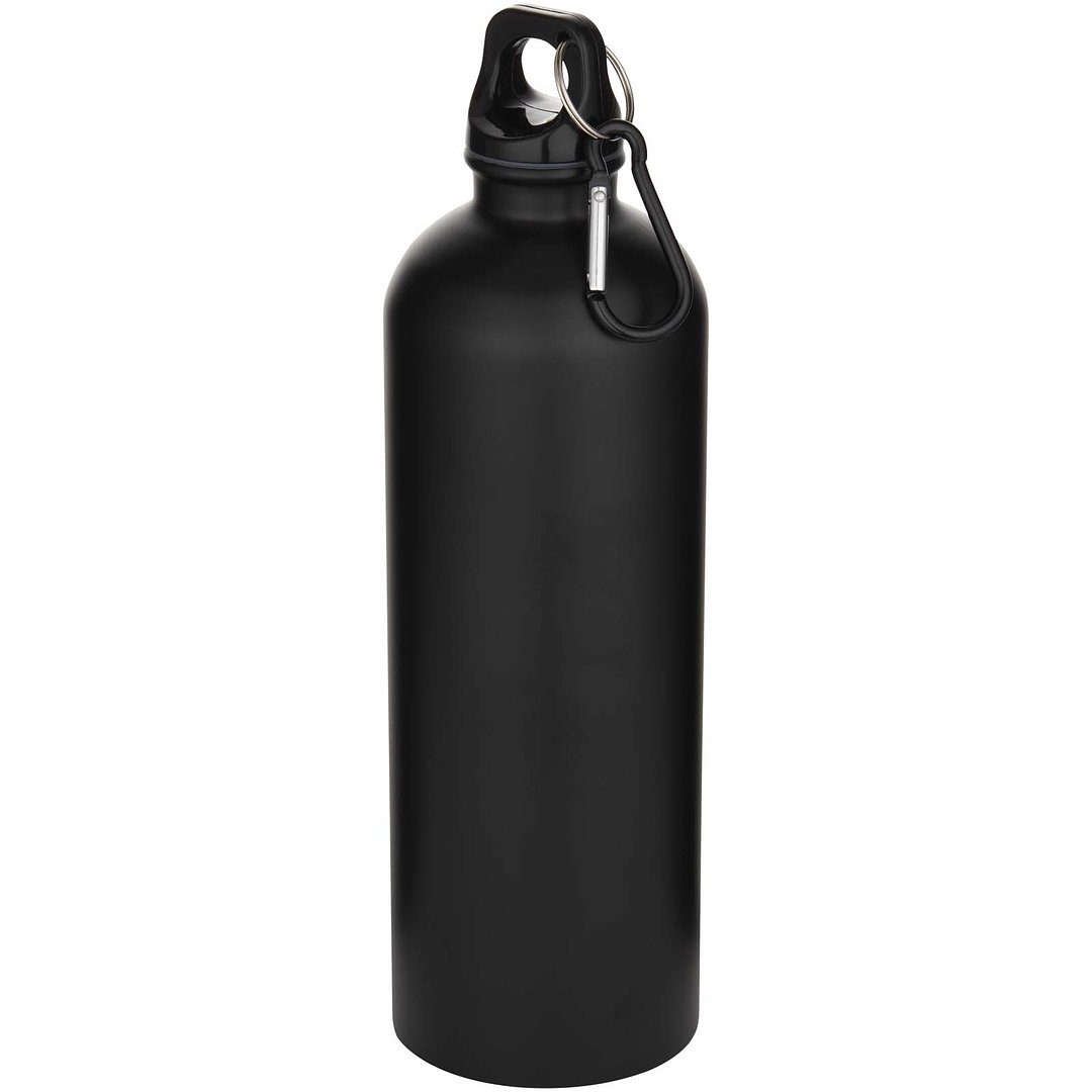 750 ml matte RCS-zertifizierte, einwandige Trinkflasche aus recyceltem Edelstahl mit Karabinerhaken - Nolfenas