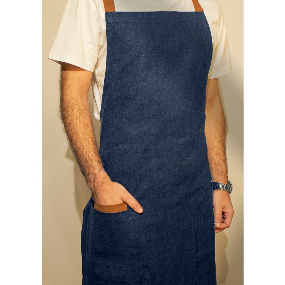 Schürze aus Baumwolle (80 % recycelt) und Polyester (20 % recycelt) (220 g/m²) Giamudep