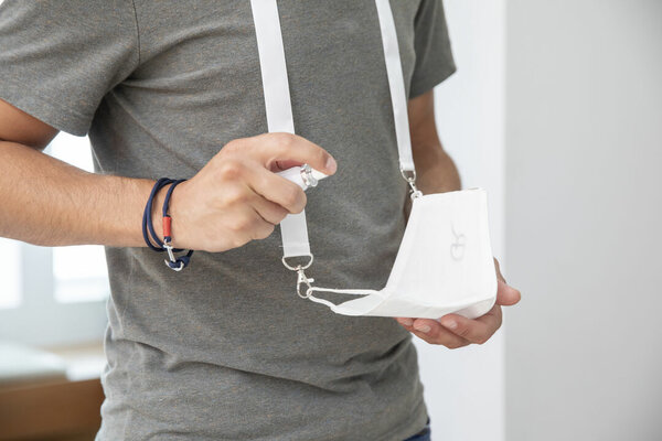 Halterung für Maske Schlüsselband Idrop