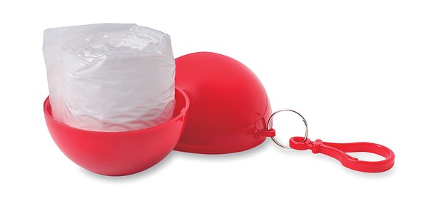 Regenponcho in Kugel Benica