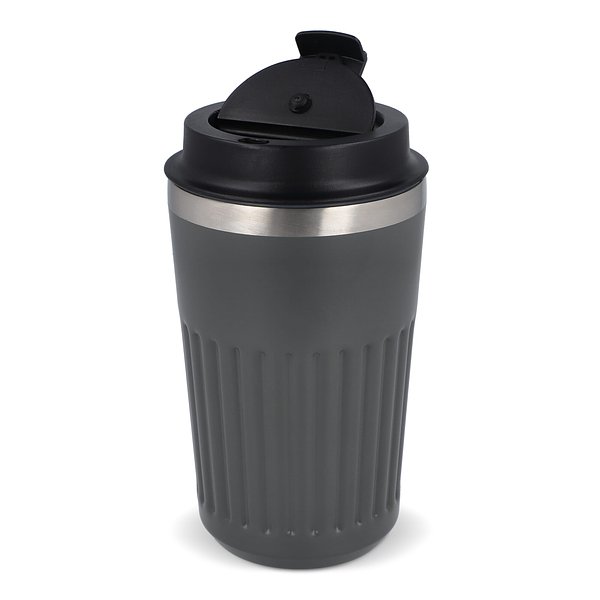 Recycelter Edelstahl-Thermobecher für Kaffee zum Mitnehmen, 400 ml Natianng