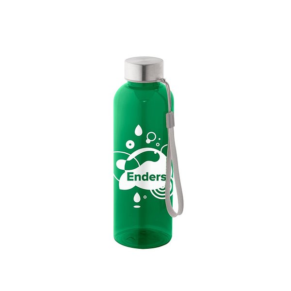 Trinkflasche (600ml) aus rPET mit glänzender transluzenter Oberfläche Verven