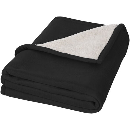 Decke aus weichem Fleece und Sherpa-Plaid - Vican
