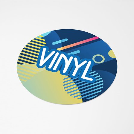 Vinyl Sticker Rund Ø 15 mm Maspel