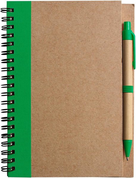 Notizbuch Relixt | Recycelter Karton | Liniert | Kugelschreiber