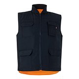 Steppweste (220g/m²), wendbar und mit mehreren Taschen, aus Polyester (100%), mit Reissverschluss und Wendezipper Uregi