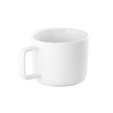 Tasse aus Keramik 250ml mit Deckel aus Bambus, der als Untersetzer dient Rendin