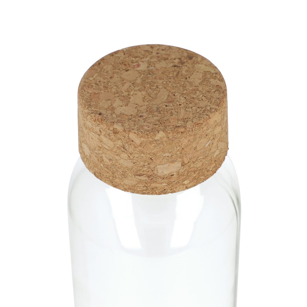 Recycling-Glasflasche mit Korkdeckel 500ml Giamudona