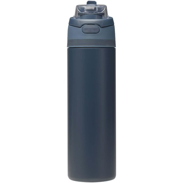 800 ml RCS Trinkflasche aus recyceltem, einwandigem Edelstahl mit Multifunktionsdeckel und Klappstrohhalm - Gillingin
