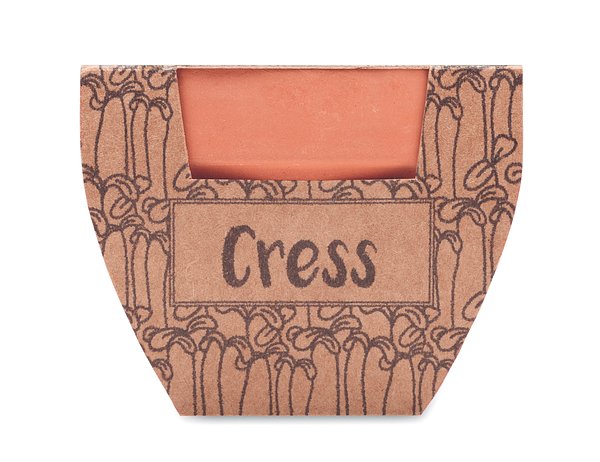 Terrakotta-Topf Kresse Truellixc