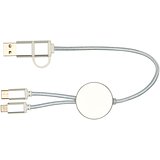 30 cm 5-in-1 Kabel aus recyceltem Kunststoff für Datenübertragung und 27W Schnellladung - Hate